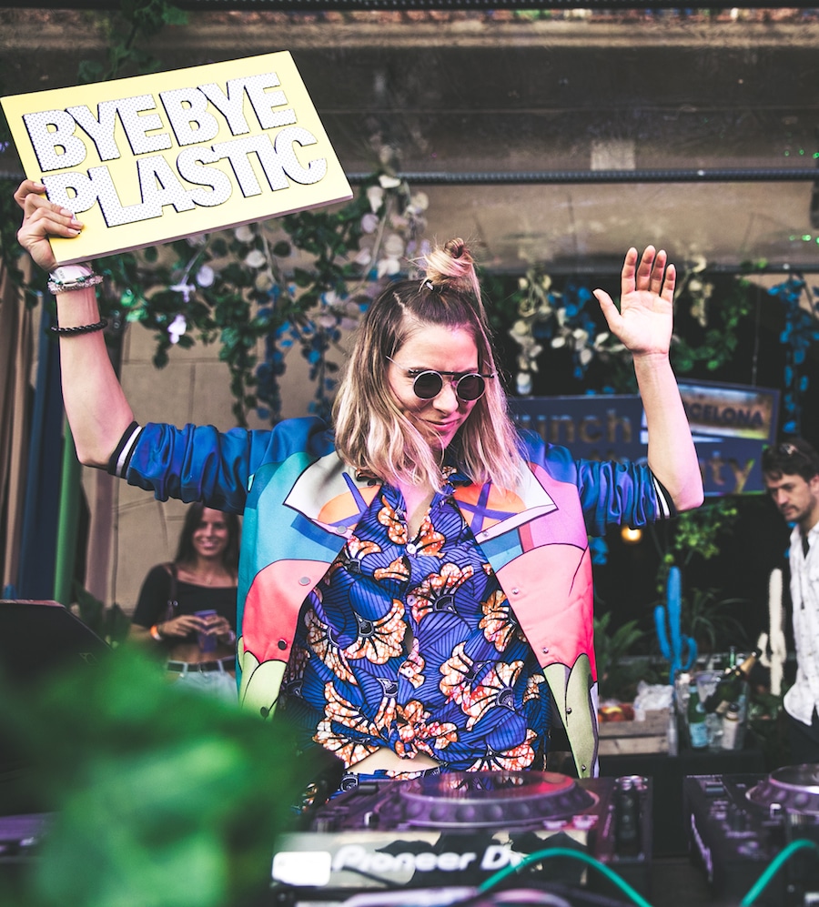 Blond:ish, DJ et productrice canadienne, fondatrice de Bye-Bye Plastic