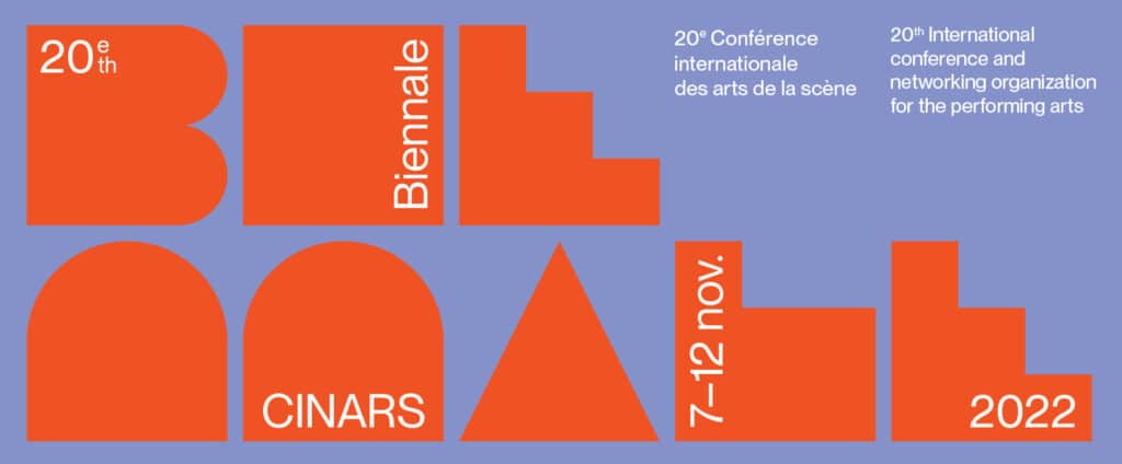 Affiche CINARS, 20e Conférence internationale des arts de scène 