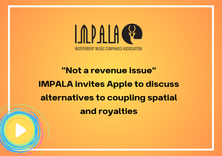 Impala exhorte Apple à reconsidérer son projet visant à relier les redevances et l’audio spatial