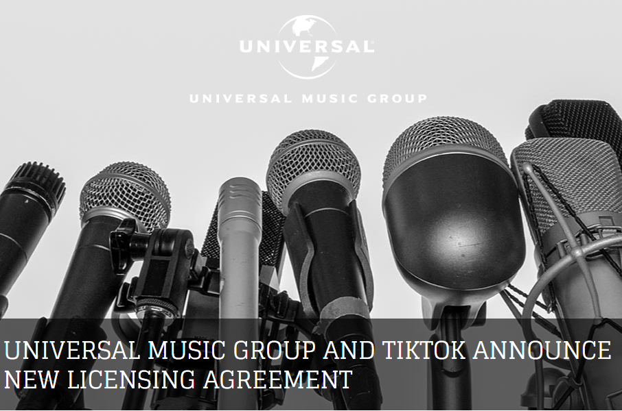 TikTok et Universal Music Group (UMG) concluent finalement un nouvel accord de licence