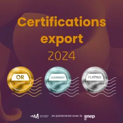 Certifications export 2024