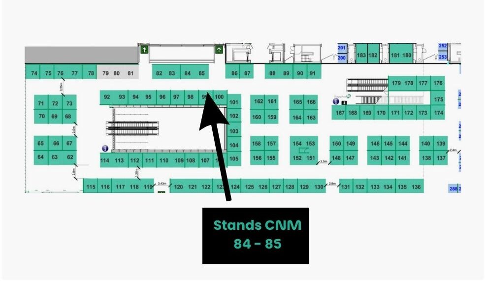 Plan des stands CNM aux BIS
