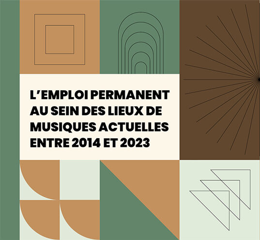 L'emploi permanent au sein des lieux de musiques actuelles entre 2014 et 2023