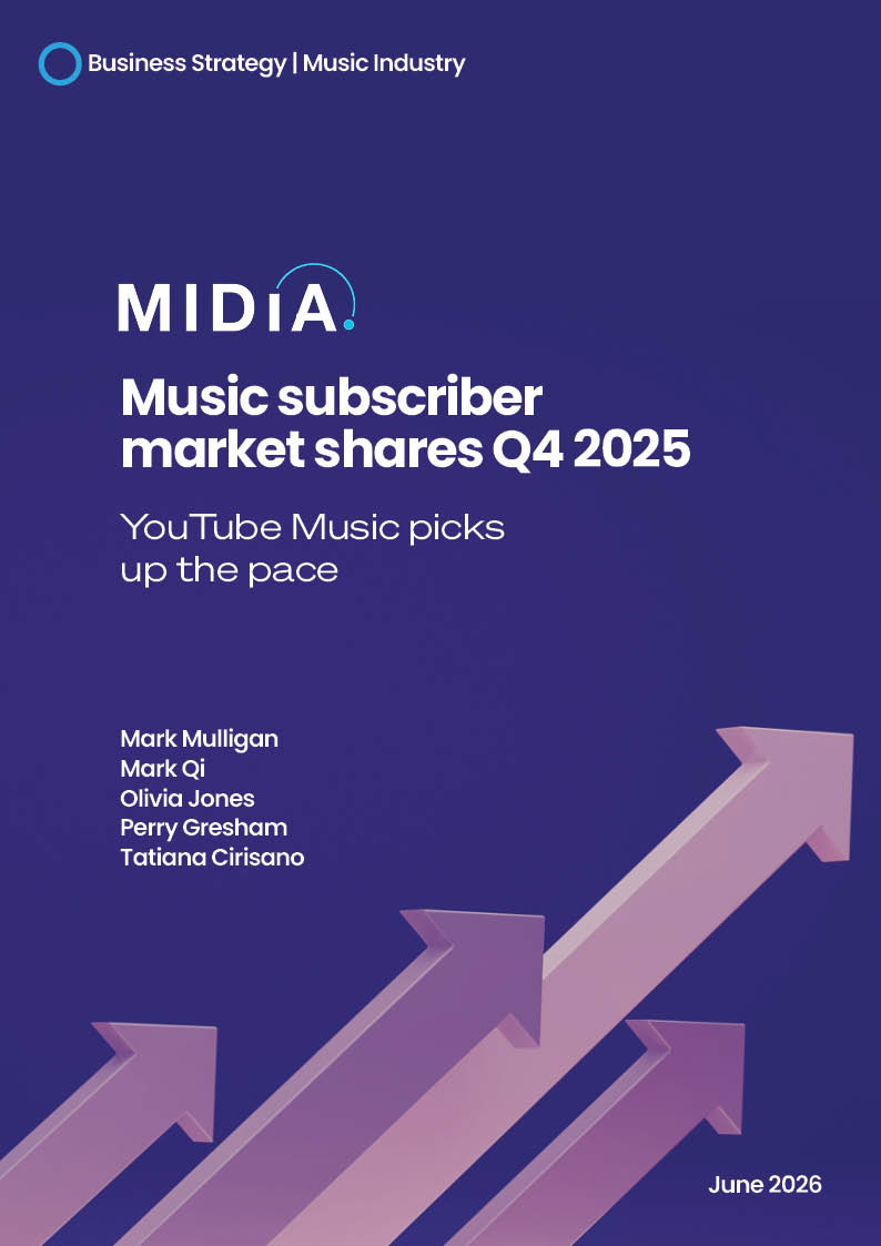 Part de marché des abonnements de streaming au T4 2025 : YouTube Music accélère le rythme